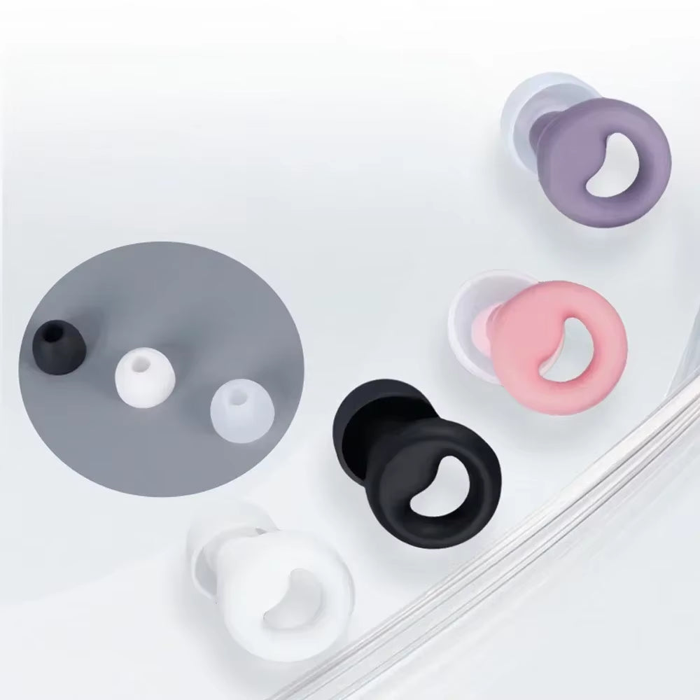 Anti Noise Silicone Earplug Sleep Noise Reduction Ear Plug Canceling Soundproof Ear Plugs Waterproof Swimming Soft Ear Protector