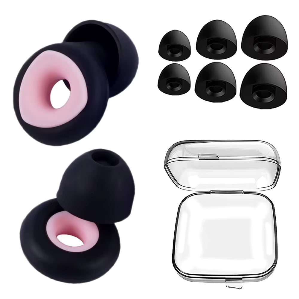 Anti Noise Silicone Earplug Sleep Noise Reduction Ear Plug Canceling Soundproof Ear Plugs Waterproof Swimming Soft Ear Protector