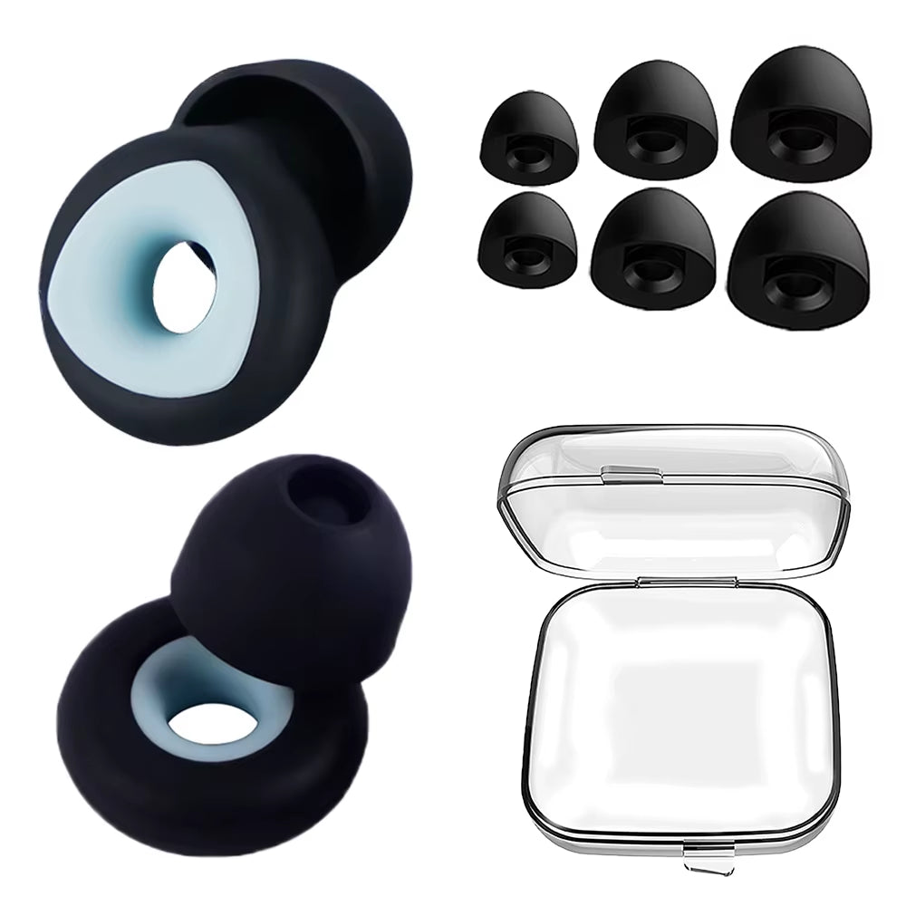 Anti Noise Silicone Earplug Sleep Noise Reduction Ear Plug Canceling Soundproof Ear Plugs Waterproof Swimming Soft Ear Protector
